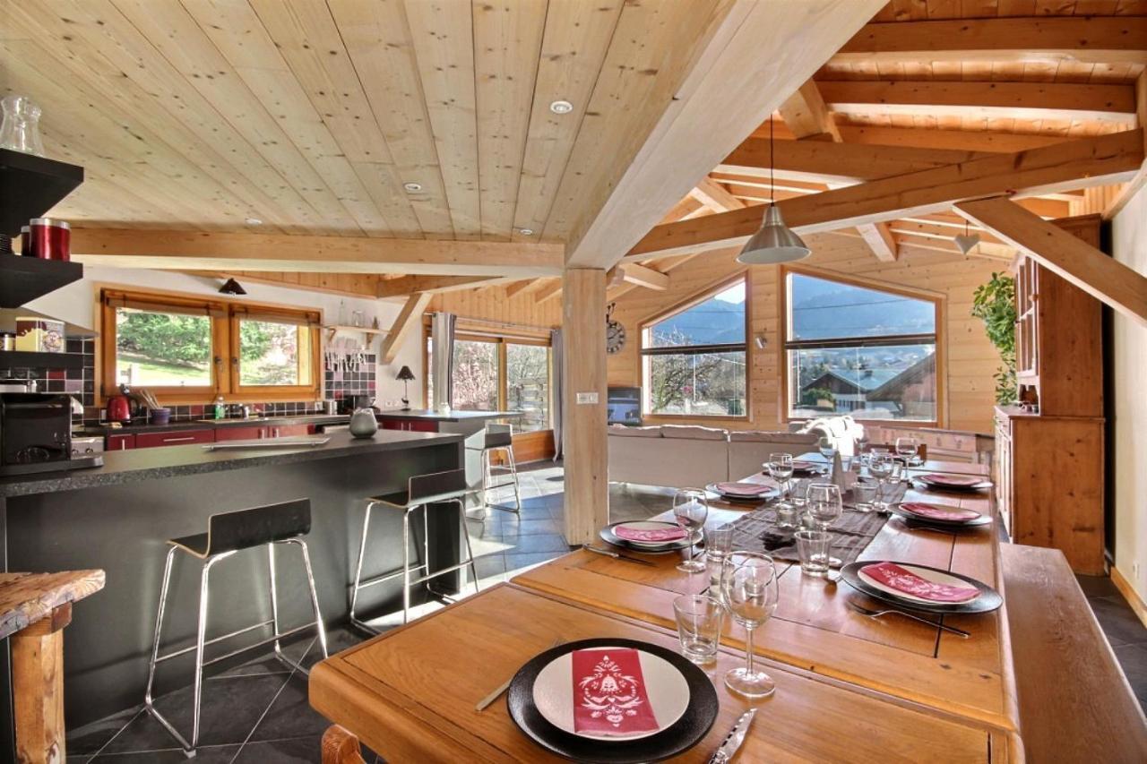 Chalet Individuel -Sauna - Wifi- Saint Jean D'Aulps - 14 Personnes - Chalet Coffy المظهر الخارجي الصورة