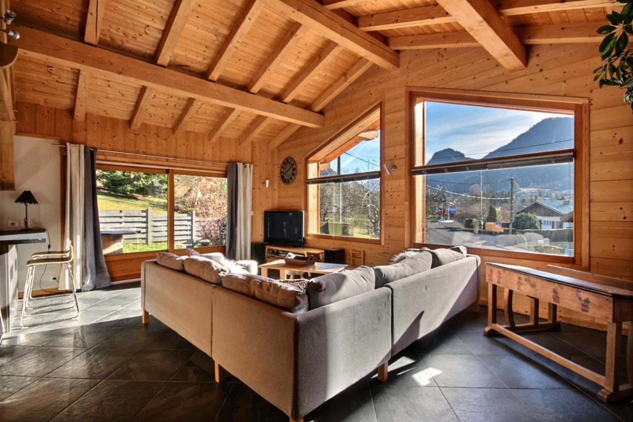 Chalet Individuel -Sauna - Wifi- Saint Jean D'Aulps - 14 Personnes - Chalet Coffy المظهر الخارجي الصورة